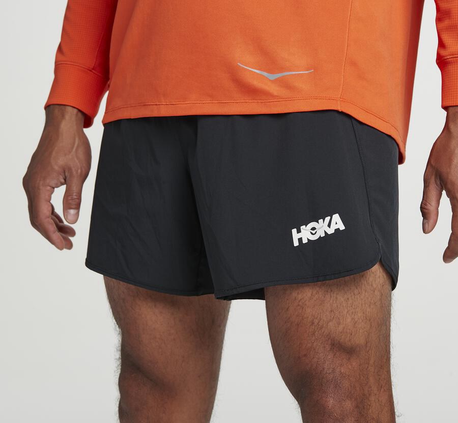 Bermudas Hoka One One Masculino Pretas - Performance - 317-FDMJTG